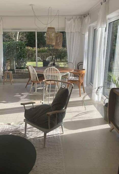 Le Rosa: Villa De Charme Entre Mer Et Pinede Quend Bagian luar foto